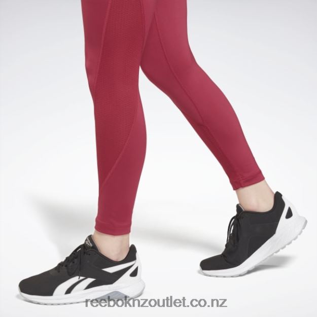 Punch Berry 2B4626746 Workout Ready Mesh Leggings Reebok Women