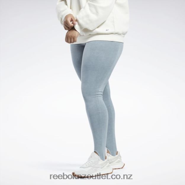 Pure Grey 3 2B4626594 Classics Natural Dye Stirrup Leggings (Plus Size) Reebok Women