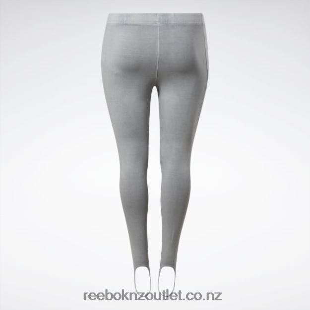 Pure Grey 3 2B4626594 Classics Natural Dye Stirrup Leggings (Plus Size) Reebok Women
