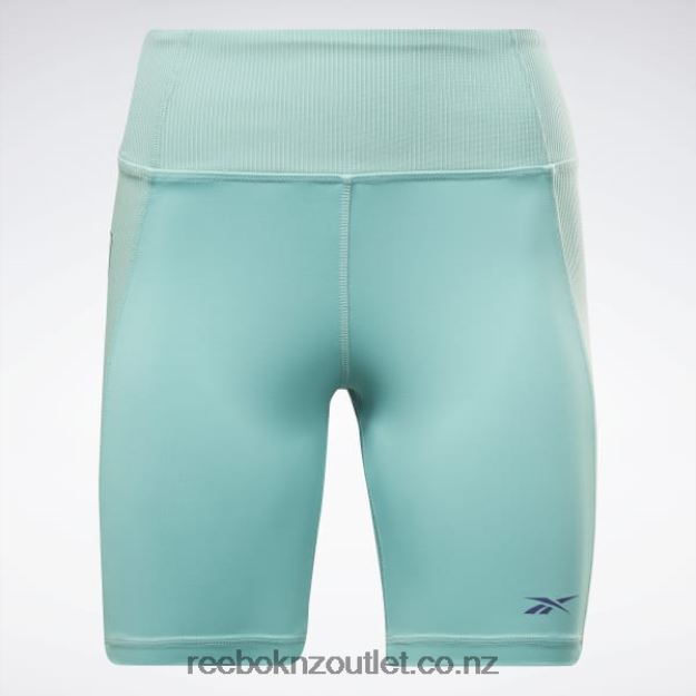 Semi Classic Teal 2B4626681 Les Mills Ribbed Short Leggings Reebok Women