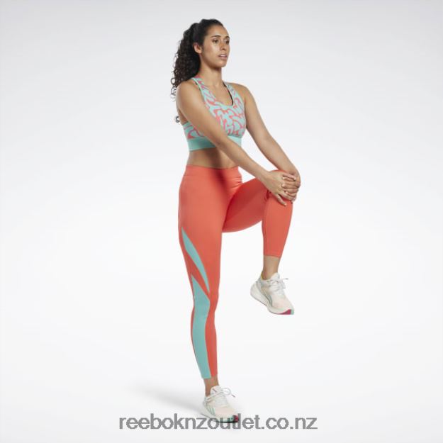 Semi Orange Flare 2B4626562 Running Vector Leggings Reebok Women