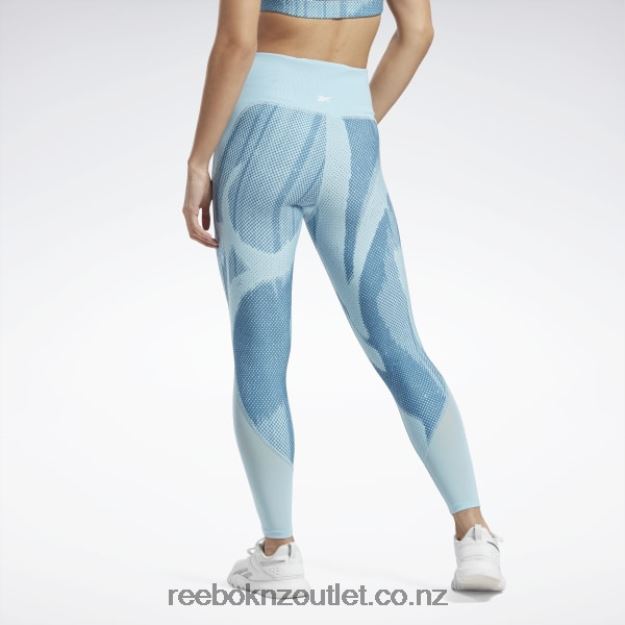Steely Blue S23-R 2B4626395 Lux Perform Leggings Reebok Women
