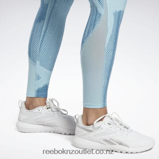 Steely Blue S23-R 2B4626395 Lux Perform Leggings Reebok Women