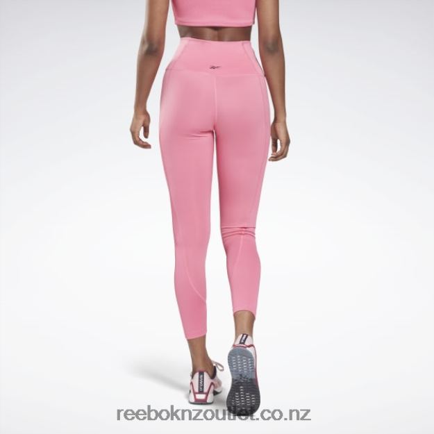 True Pink 2B4626679 Workout Ready Rib High-Rise Leggings Reebok Women