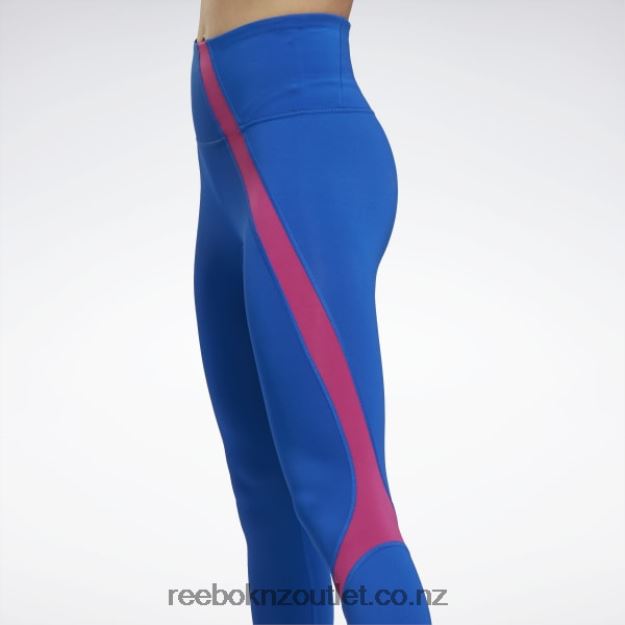 Vector Blue 2B4626279 Workout Ready Vector Leggings Reebok Women