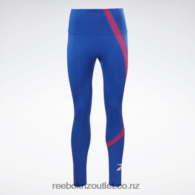 Vector Blue 2B4626279 Workout Ready Vector Leggings Reebok Women