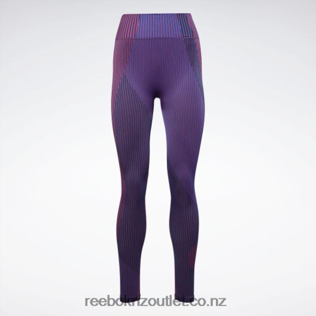 Vector Blue 2B4626557 United By Fitness Myoknit Seamless Leggings Reebok Women