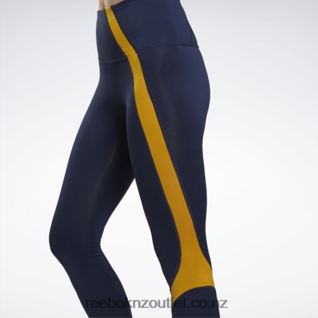 Vector Navy 2B4626423 Workout Ready Vector Leggings Reebok Women