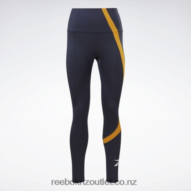 Vector Navy 2B4626423 Workout Ready Vector Leggings Reebok Women