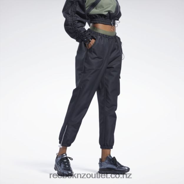 Black 2B462660 Cardi B Pants Reebok Women