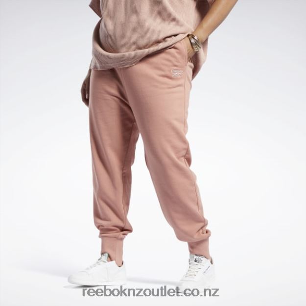 Canyon Coral 2B4626722 Classics French Terry Pants (Plus Size) Reebok Women