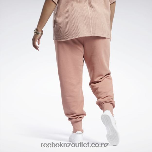 Canyon Coral 2B4626722 Classics French Terry Pants (Plus Size) Reebok Women