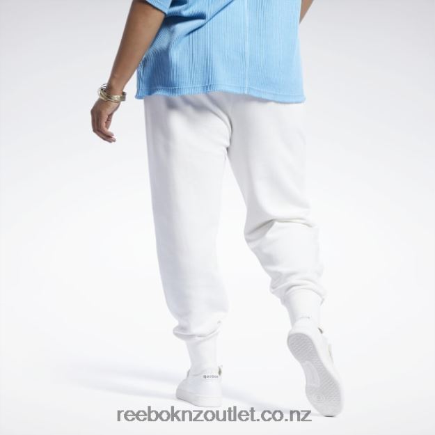 Chalk 2B4626796 Classics French Terry Pants (Plus Size) Reebok Women