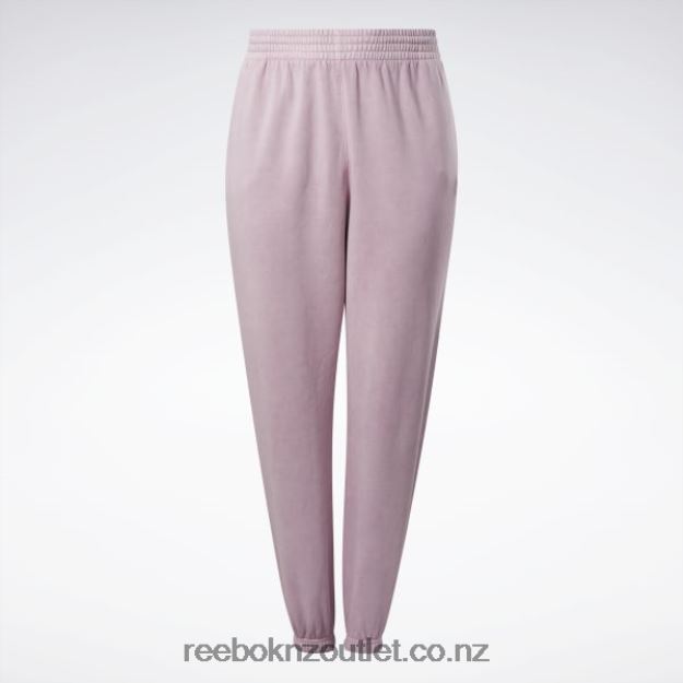 Infused Lilac 2B4626783 Classics Natural Dye Fleece Pants (Plus Size) Reebok Women