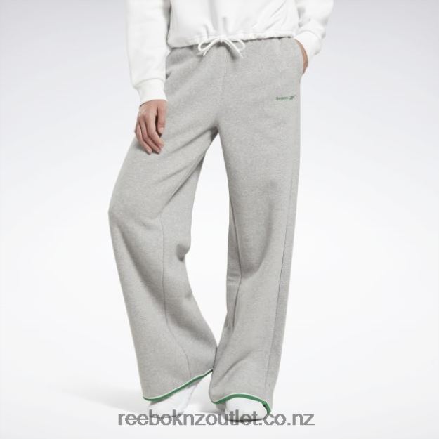 Medium Grey Heather 2B4626372 Identity Fleece Pants Reebok Women