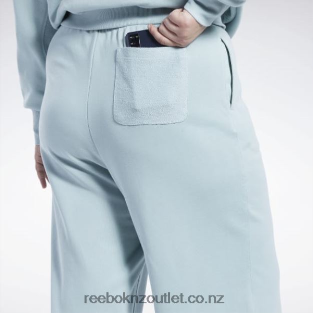 Seaside Grey 2B4626649 Classics Wide-Leg Pants (Plus Size) Reebok Women