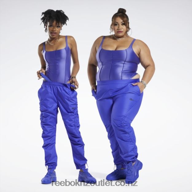 Ultima Purple 2B4626951 Cardi B Woven Pants (Plus Size) Reebok Women