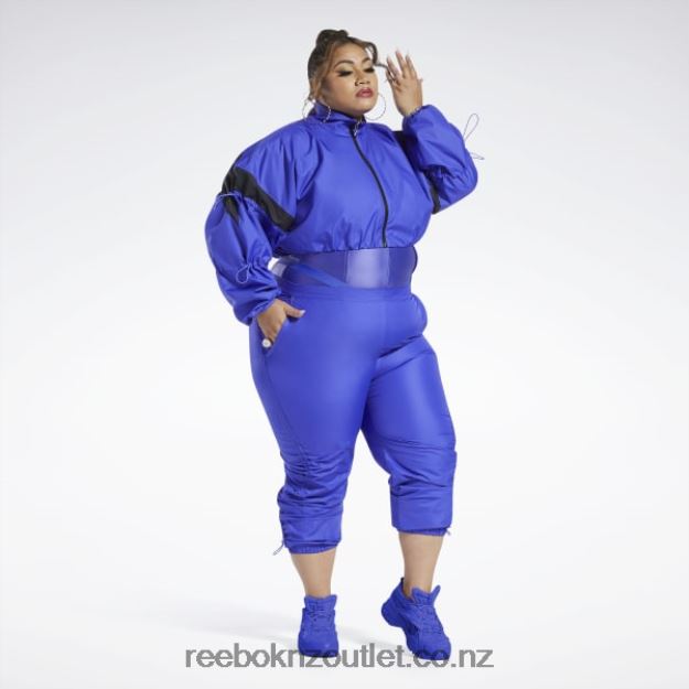 Ultima Purple 2B4626951 Cardi B Woven Pants (Plus Size) Reebok Women