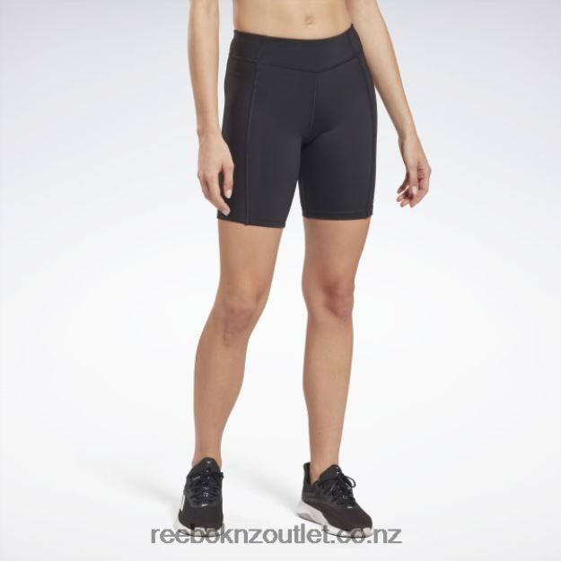 Black 2B4626744 Yoga Performance Rib Shorts Reebok Women