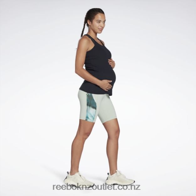 Light Sage 2B4626820 Lux Maternity Bike Shorts Reebok Women
