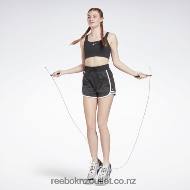 Night Black 2B4626412 Workout Ready High-Rise Shorts Reebok Women