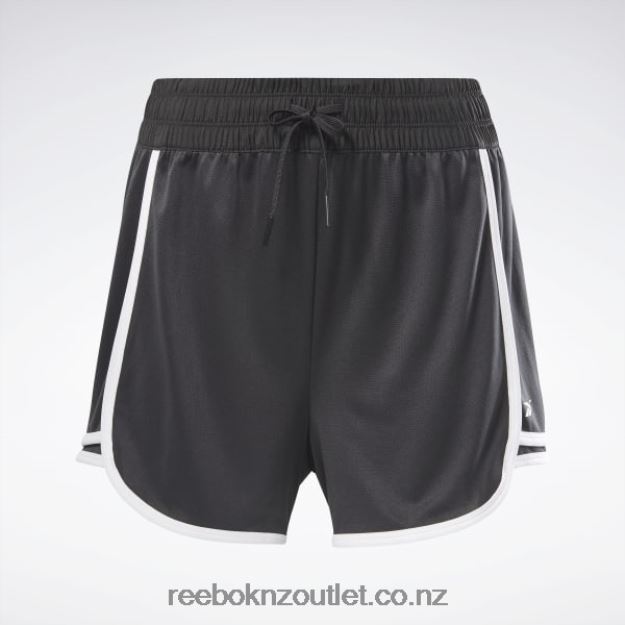 Night Black 2B4626412 Workout Ready High-Rise Shorts Reebok Women