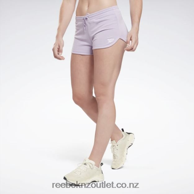 Purple Oasis 2B4626569 Identity French Terry Shorts Reebok Women