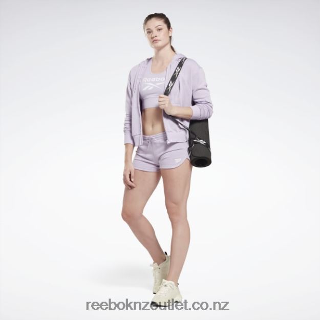 Purple Oasis 2B4626569 Identity French Terry Shorts Reebok Women