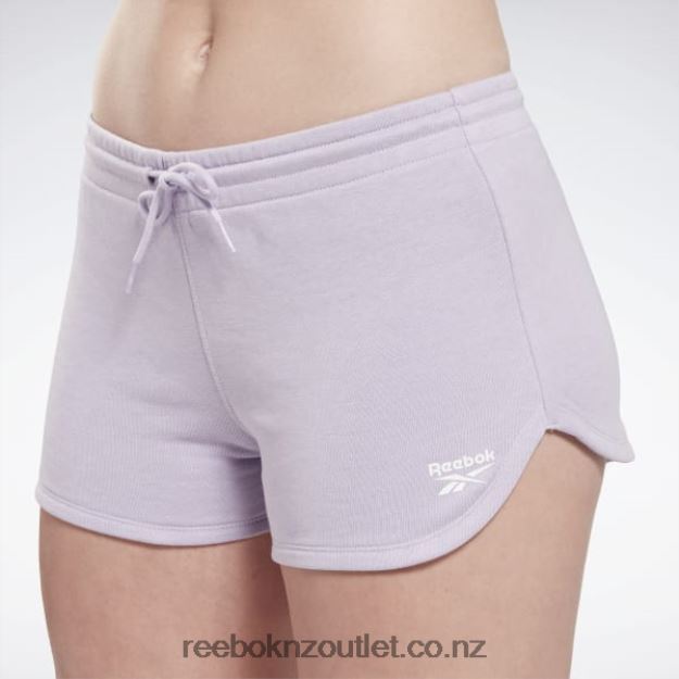 Purple Oasis 2B4626569 Identity French Terry Shorts Reebok Women