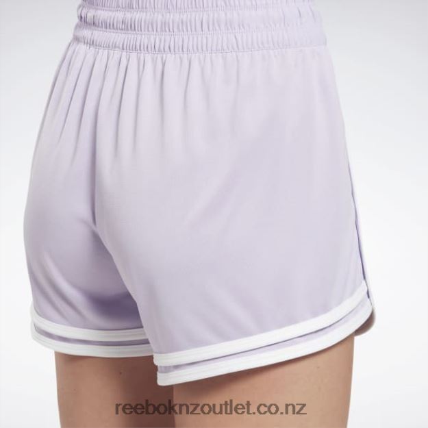 Purple Oasis 2B4626632 Workout Ready High-Rise Shorts Reebok Women
