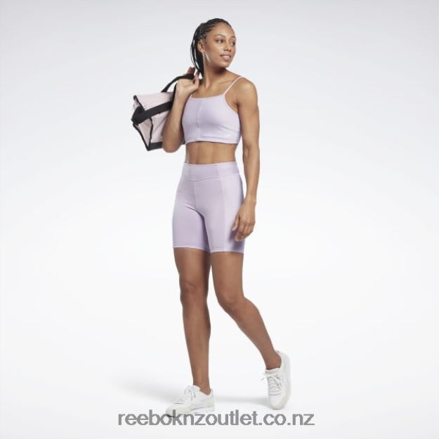 Purple Oasis 2B4626901 Yoga Performance Rib Shorts Reebok Women