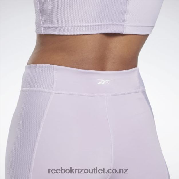 Purple Oasis 2B4626901 Yoga Performance Rib Shorts Reebok Women
