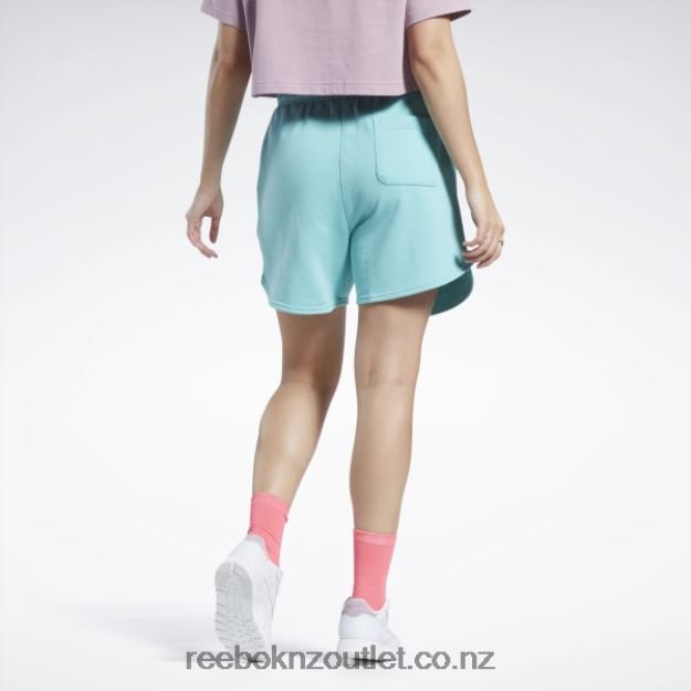 Semi Classic Teal 2B4626747 Classics Knit Shorts Reebok Women