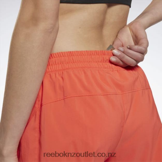 Semi Orange Flare 2B4626554 Running Shorts Reebok Women
