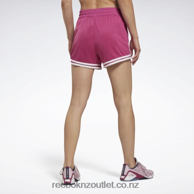 Semi Proud Pink 2B4626788 Workout Ready High-Rise Shorts Reebok Women