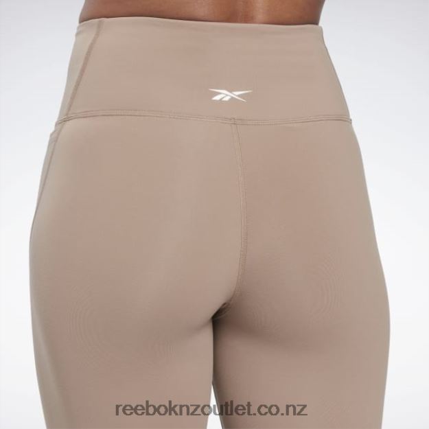 Taupe 2B4626556 Lux High-Rise Bike Shorts Reebok Women