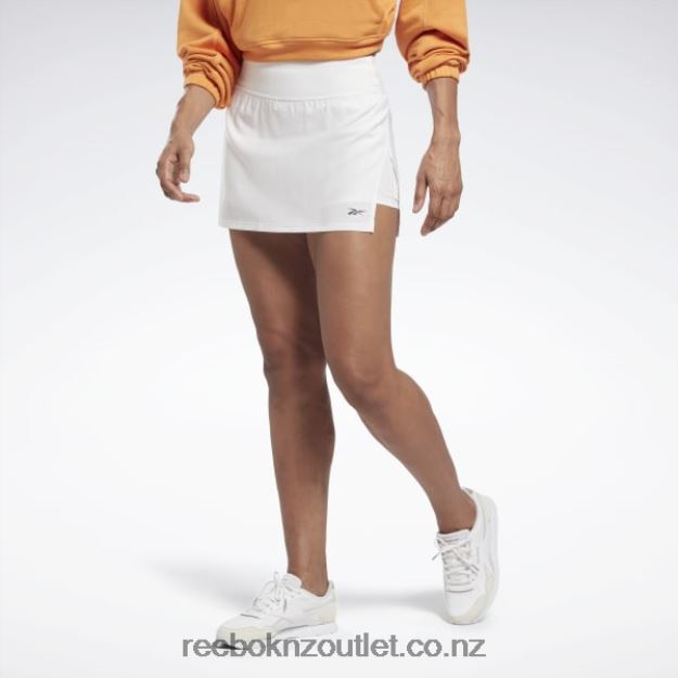 White 2B4626588 Workout Ready Vector Skirt Reebok Women