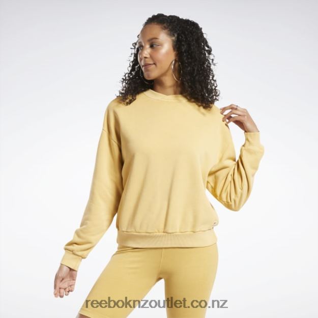 Bright Ochre 2B4626856 Classics Natural Dye Sweatshirt Reebok Women