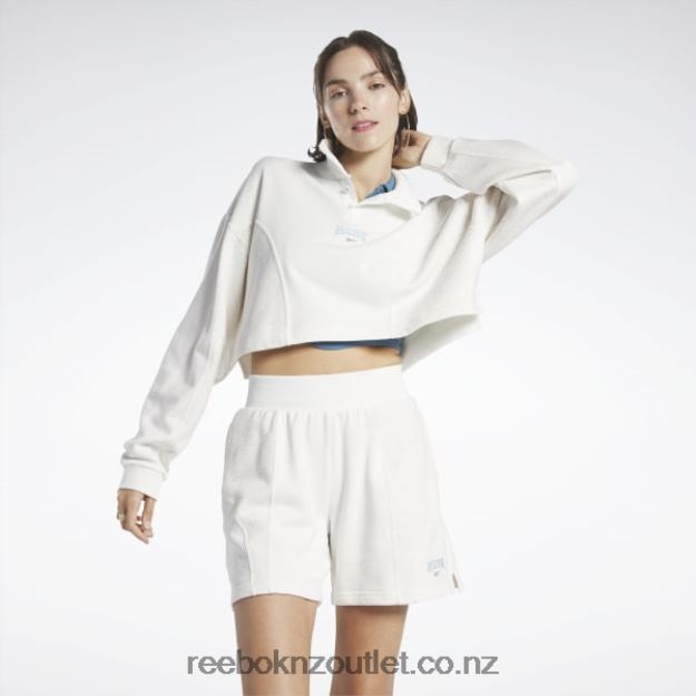 Chalk 2B4626483 Classics Varsity Sweatshirt Reebok Women