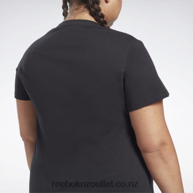 Black 2B4626654 Training Essentials Vector Graphic Tee (Plus Size) Reebok Women
