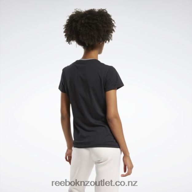 Black 2B4626761 Training Essentials Vector Graphic Tee Reebok Women