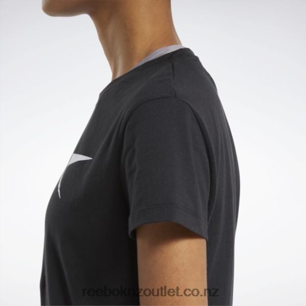 Black 2B4626761 Training Essentials Vector Graphic Tee Reebok Women