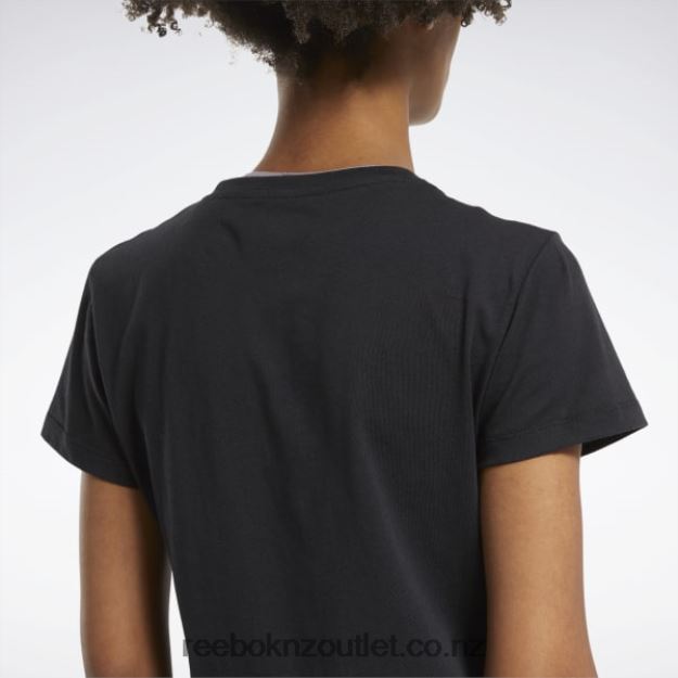 Black 2B4626761 Training Essentials Vector Graphic Tee Reebok Women
