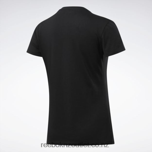 Black 2B4626761 Training Essentials Vector Graphic Tee Reebok Women