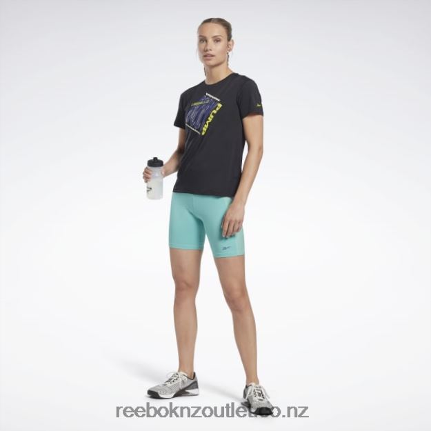 Black 2B4626766 Les Mills BodyPump ACTIVCHILL Athletic Tee Reebok Women