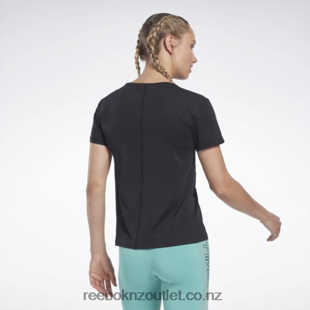 Black 2B4626766 Les Mills BodyPump ACTIVCHILL Athletic Tee Reebok Women