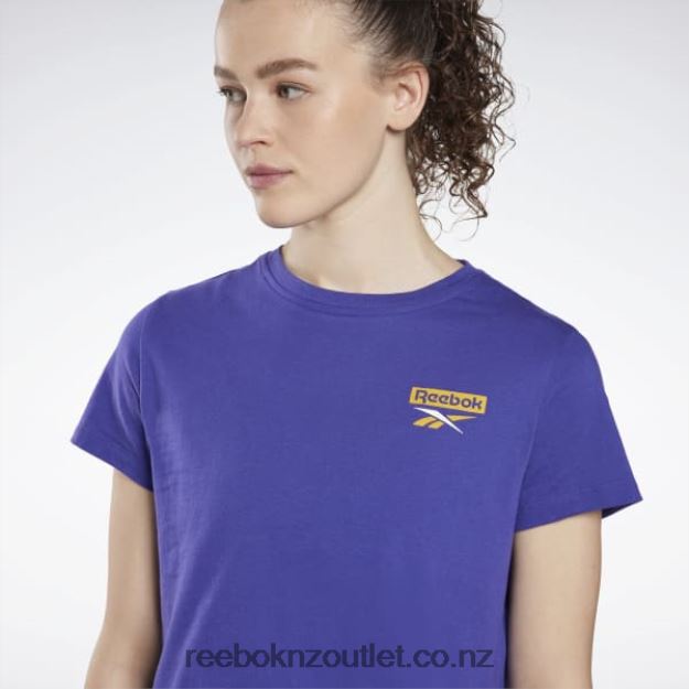 Bold Purple 2B4626555 Training Essentials Graphic T-Shirt Reebok Women