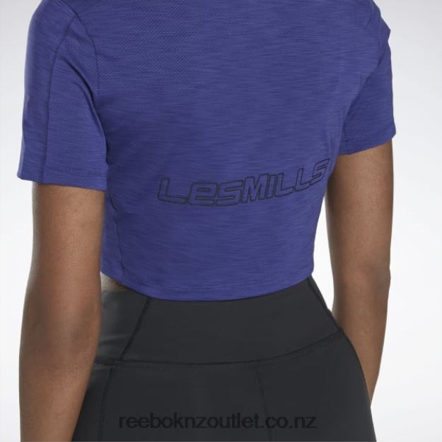Bold Purple 2B4626879 Les Mills ACTIVCHILL Style T-Shirt Reebok Women