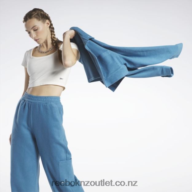 Chalk 2B4626860 Classics Cropped Jersey T-Shirt Reebok Women