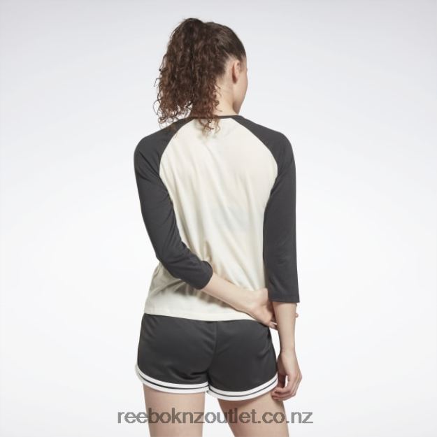 Classic White 2B4626604 Workout Ready Baseball T-Shirt Reebok Women